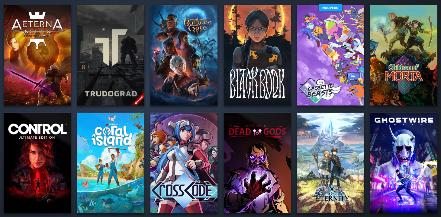 Backlog - Les jeux longs Partie 1