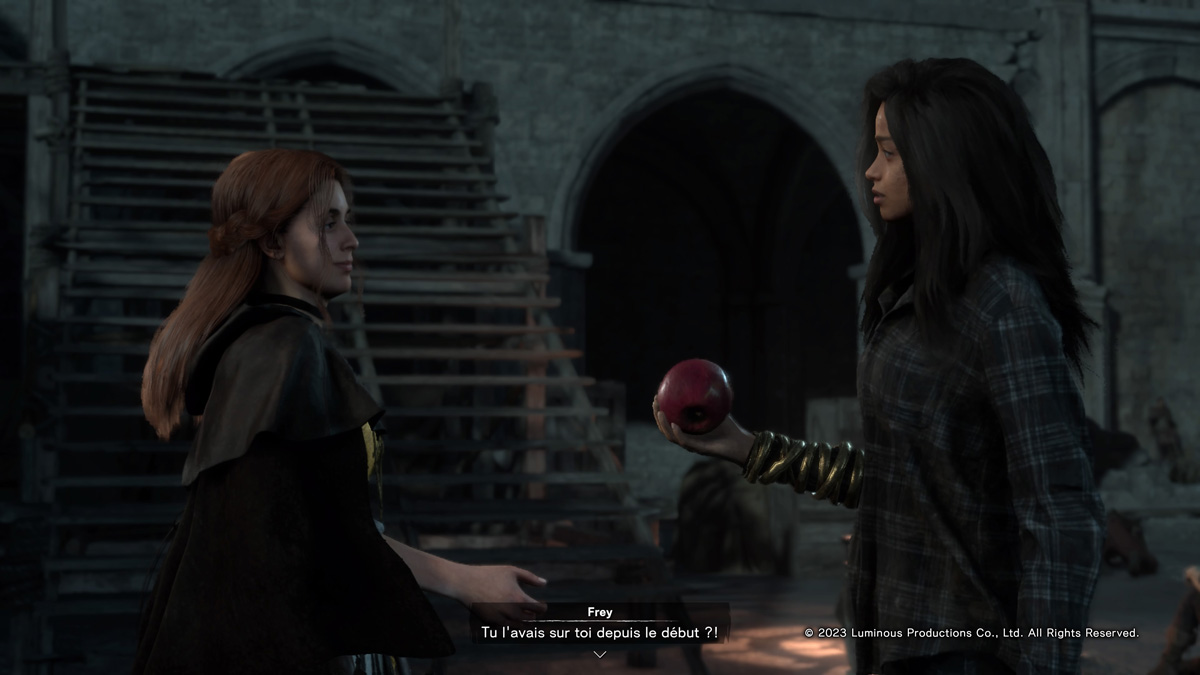 Le début du jeu est terrifiant